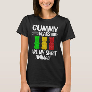 Gummy Bear Spirit Animal  Candy  Girls Kids Boys T-Shirt