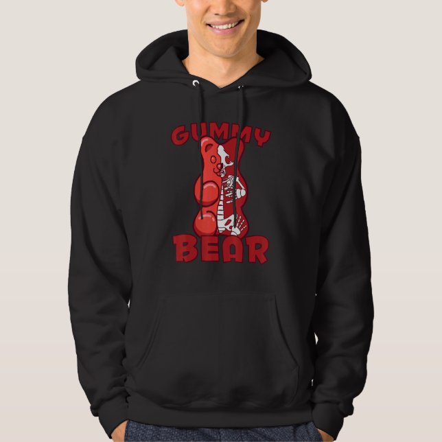 Gummy Bear X Ray Skeleton Hoodie (Front)