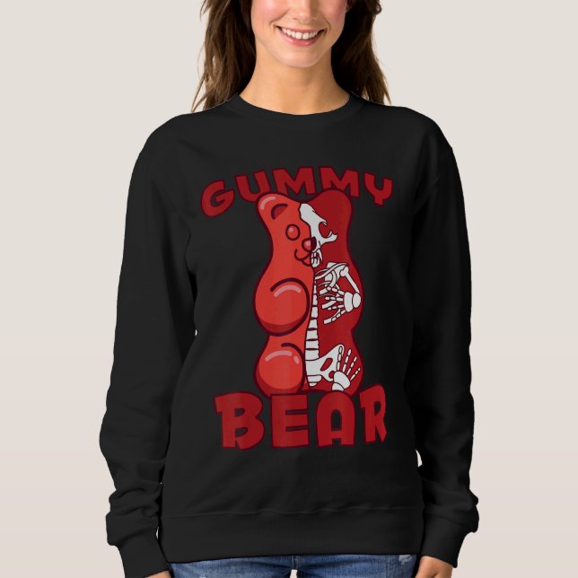 Gummy Bear X Ray Skeleton Sweatshirt (Front)