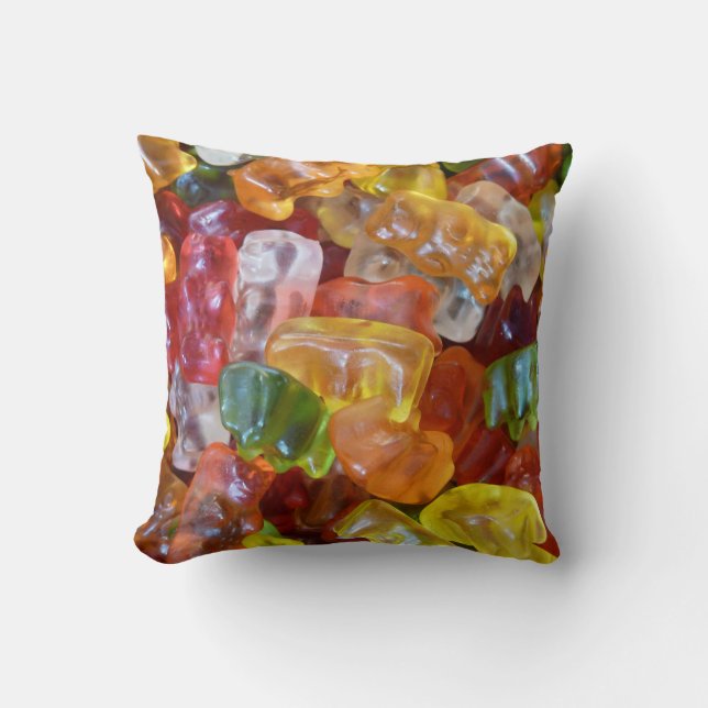 Gummy Bears Background Cushion (Front)
