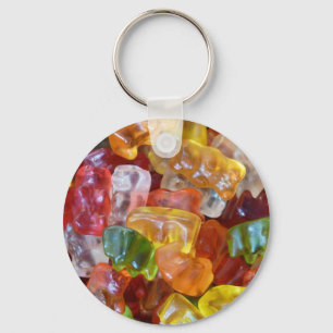 Gummy Bears Background Key Ring