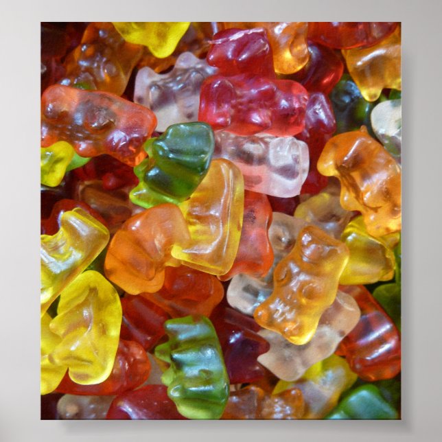 Gummy Bears Background Poster (Front)