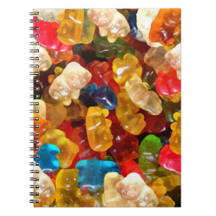 gummy bears notebook