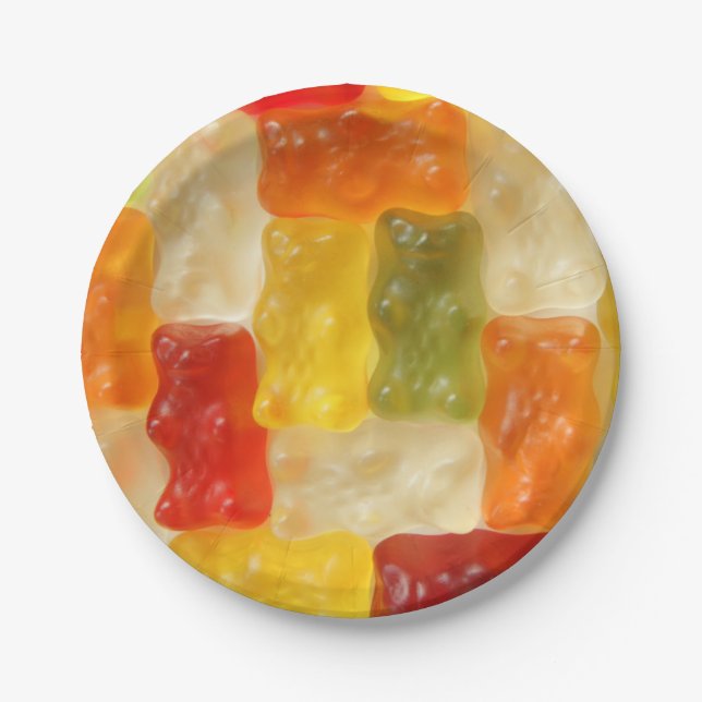 gummy bears paper plates (Front)