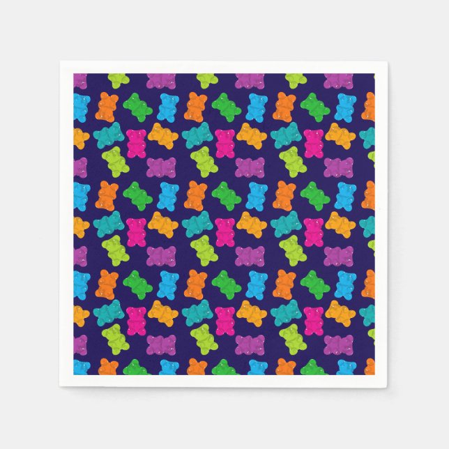 Gummy Bears Pattern Napkin (Front)