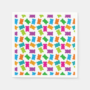 Gummy Bears Pattern Napkin