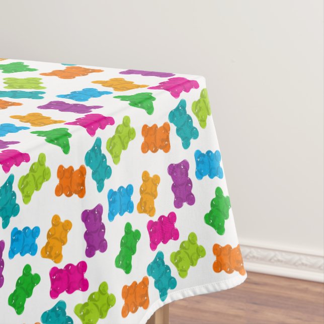 Gummy Bears Pattern Tablecloth (In Situ)