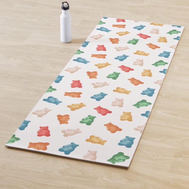 Gummy Bears Pattern Yoga Mat (In Situ)