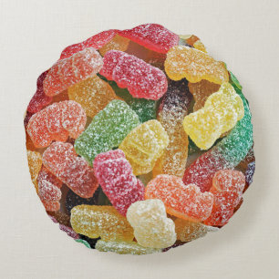 Gummy Bears Round Cushion