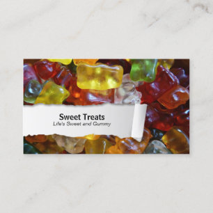 Gummy BearsCustomizable Food Closeup Business Card
