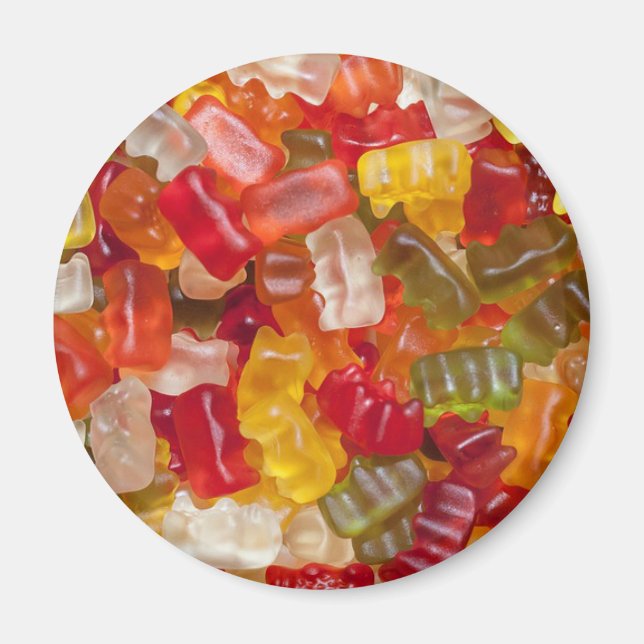 Gummy Candies Refrigerator Magnets (Front)