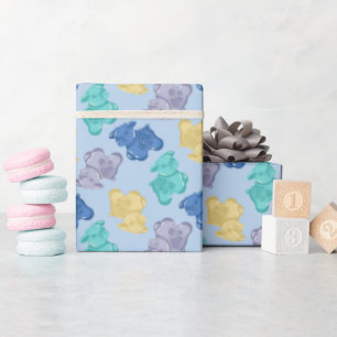 Gummy Cow Icy Blue Berry Wrapping Paper