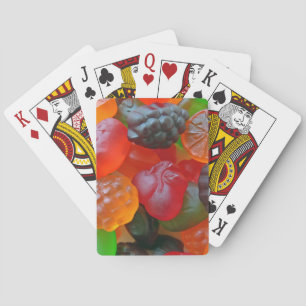 Gummy Fruit Playing Cards