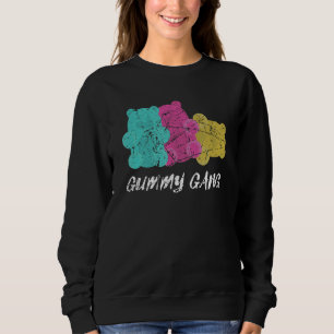 Gummy Gang Cool Fruity Bear Sweet Candy Grunge Co Sweatshirt