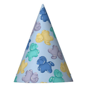 Gummy Horse Glacial Berry Icy Blue Party Hat