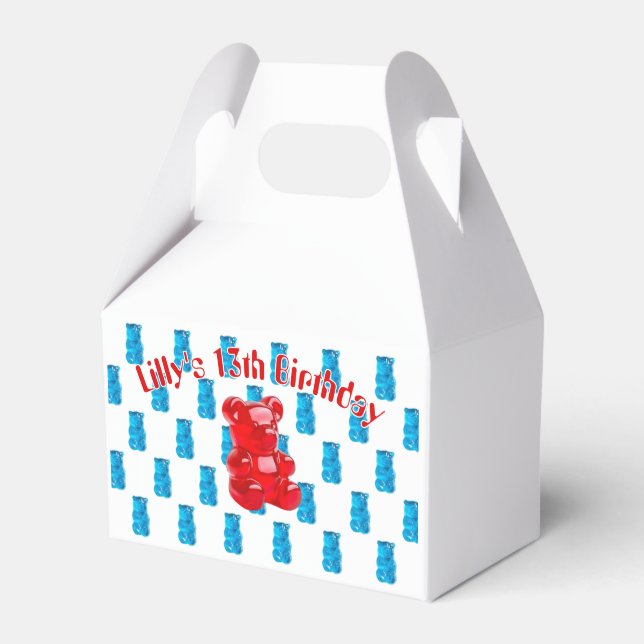 Gummy Jelly  Favour Box (Front Side)