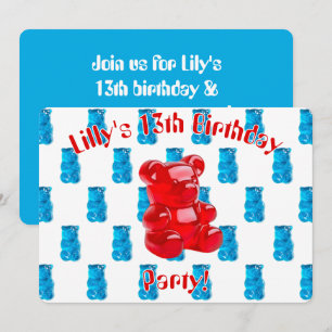 Gummy Jelly  Invitation