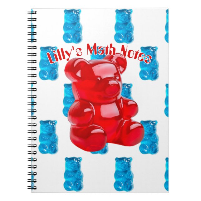 Gummy Jelly  Notebook (Front)