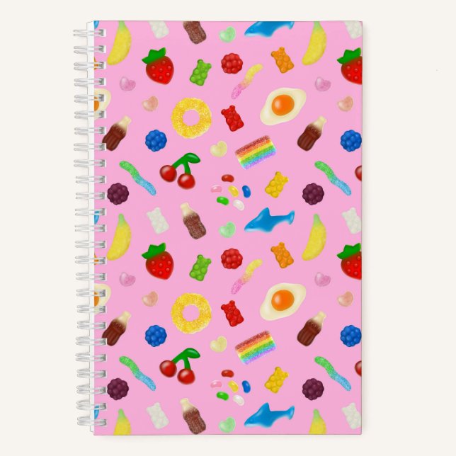 Gummy Lover Pink Notebook (Front)