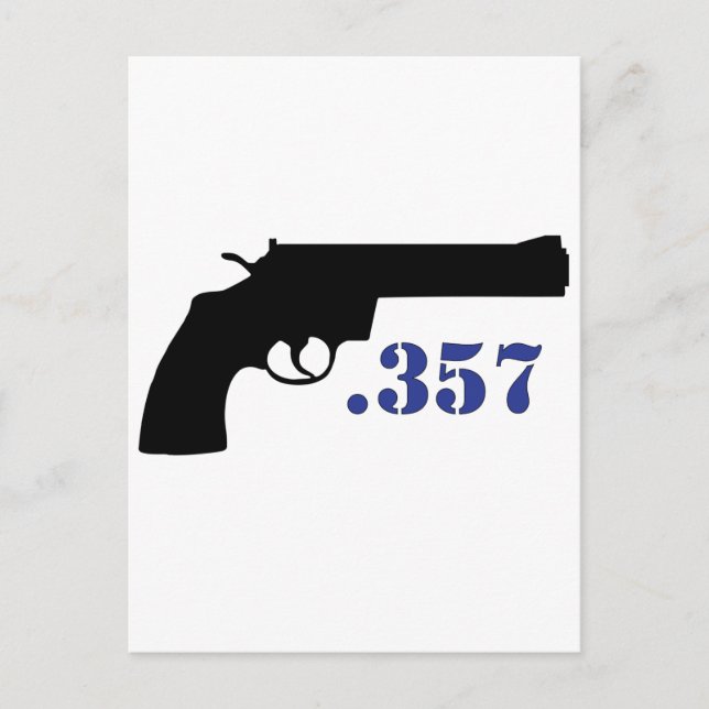 **GUN .357** POSTCARD (Front)