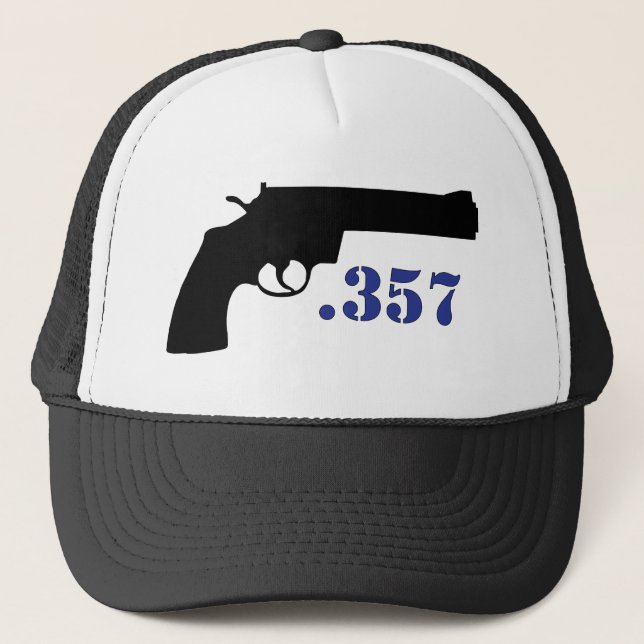 **GUN .357** TRUCKER HAT (Front)