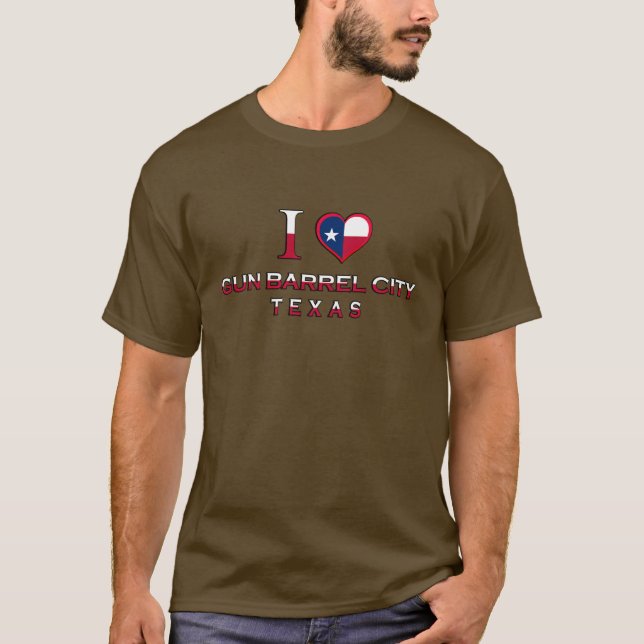 Gun Barrel City, Texas T-Shirt (Front)