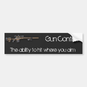Gun Control Bumper Sticker
