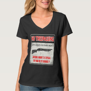 Gun Control No Trespassing 2nd Amendment Freedom T-Shirt