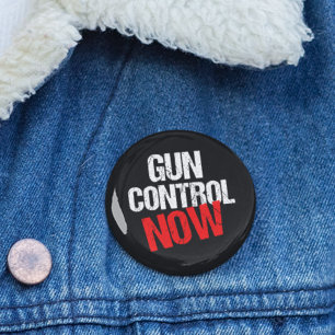 Gun Control Now 6 Cm Round Badge
