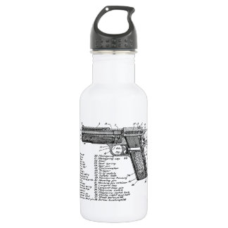 Gun Diagram V2 532 Ml Water Bottle