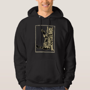 Gun Kitty Cat Hoodie