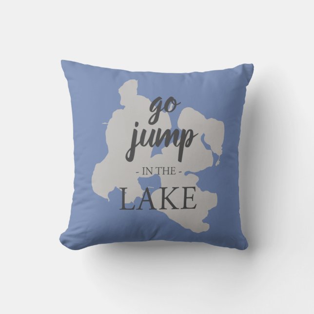 Gun Lake Pillow (Front)