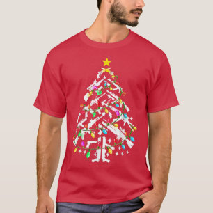 Gun & Light christmas tree  T-Shirt