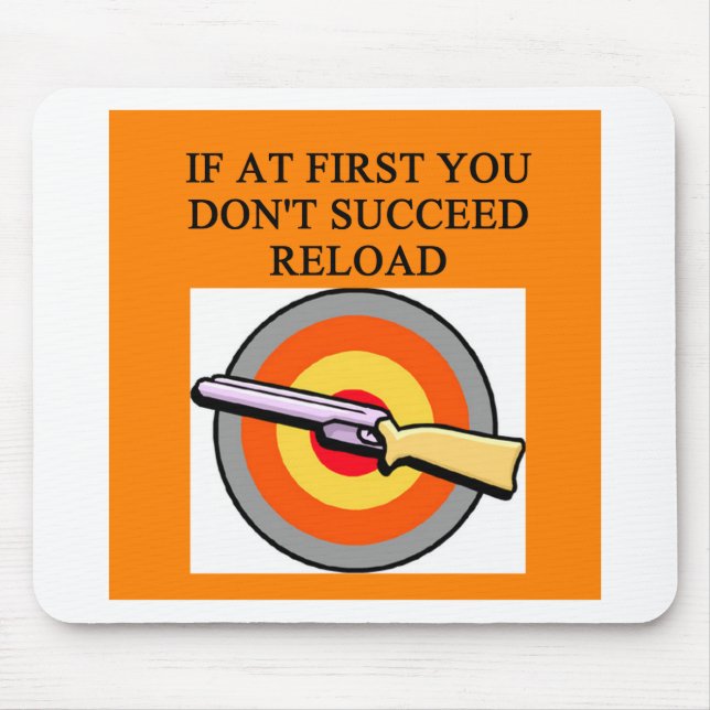 gun owner joke mouse pad (Front)