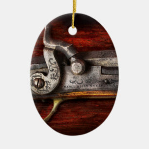 Gun - Rifle Works Ceramic Tree Decoration
