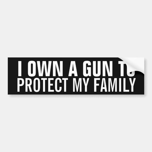 Gun Rights Bumper Sticker (Front)