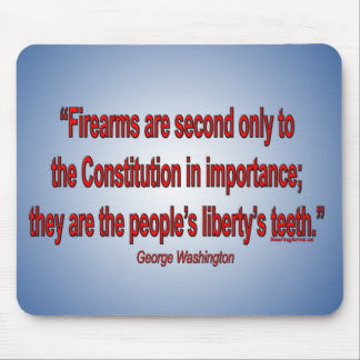 Gun Rights - George Washington Mouse Pad