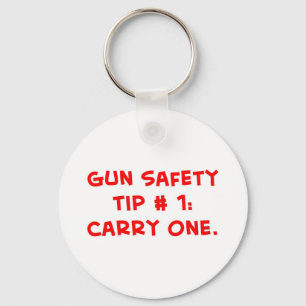 gun safety tip #1 key ring
