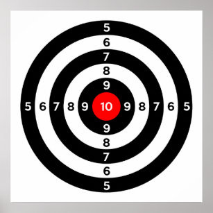 shooting target posters photo prints zazzle nz