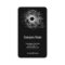 Gun Shop Broken Glass Black Business Card