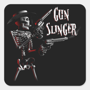 Gun Slinger Stickers