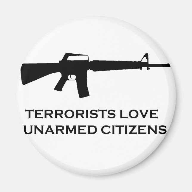 gun terror magnet (Front)
