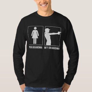 Gun-Totin Grandma - Funny Firearm Enthusiast Tee<b T-Shirt