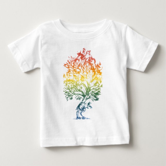 Gun-Tree-Image Baby T-Shirt (Front)