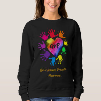 Gun Violence Prevention Awareness Hands Sweatshirt