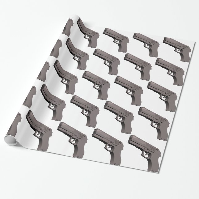 Gun Wrapping Paper (Unrolled)