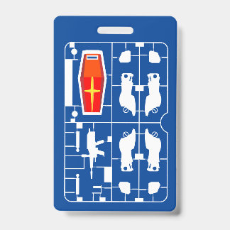 gundam rx 78 amuro ray gunpla builder runner hobby ID badge