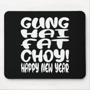 Gung Hai Fat Choy Lunar New Year Chinese Zodiac Mouse Pad