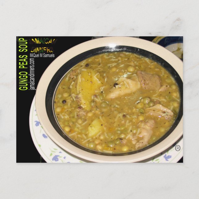 Gungo Peas Soup Postcard (Front)
