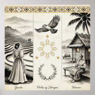 Gunita-Perlas ng Silangan-Tahanan-FilipinoHeritage Poster